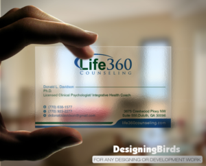 Visitenkarten-Design von Designing Birds für Life360 Counseling | Design: #19154432