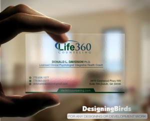 Business Card Design by Designing Birds for Life360 Counseling | Design: #19154700
