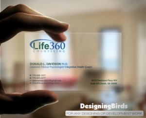 Business Card Design by Designing Birds for Life360 Counseling | Design: #19156883