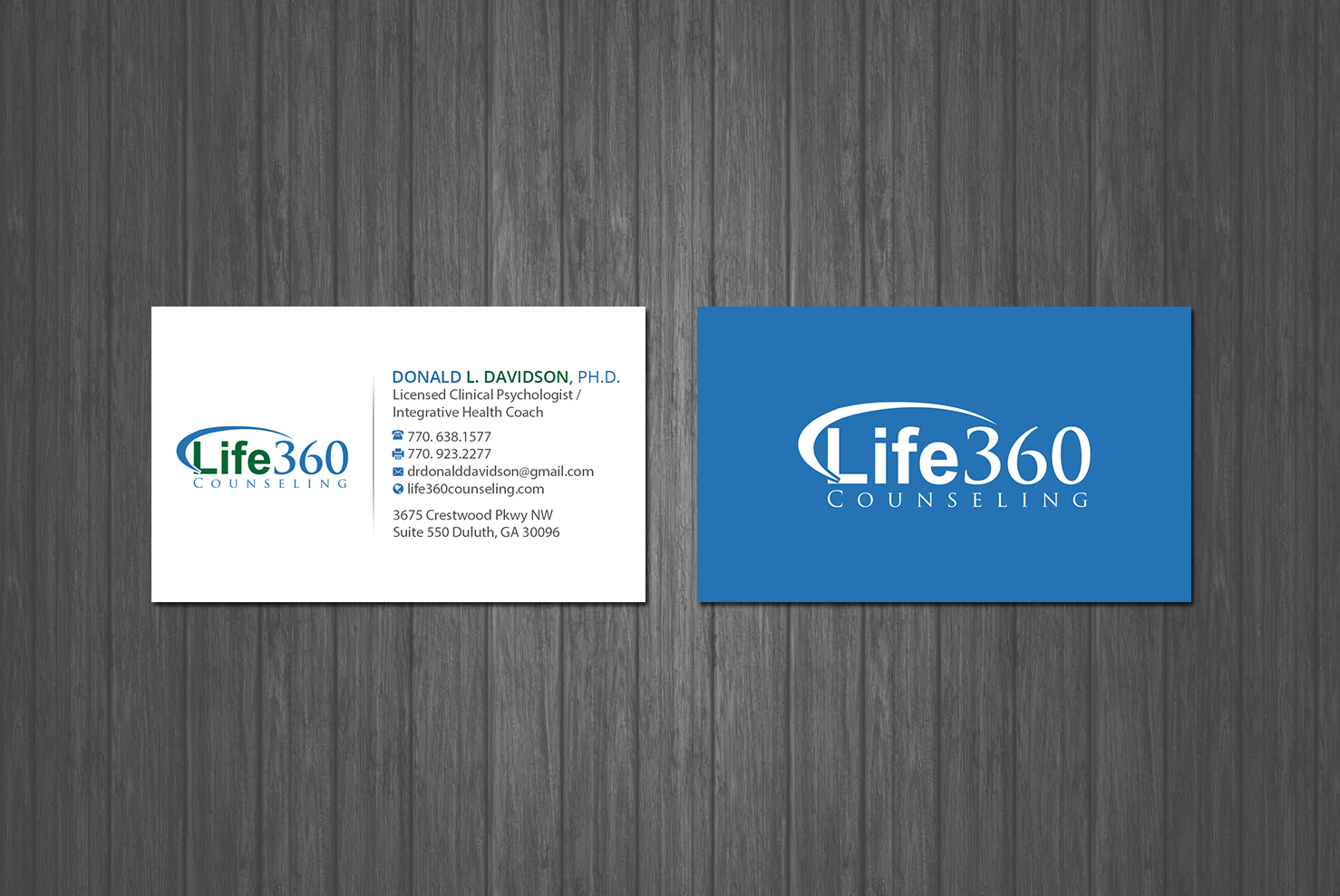 Business Card Design by Creations Box 2015 for Life360 Counseling | Design #19167025