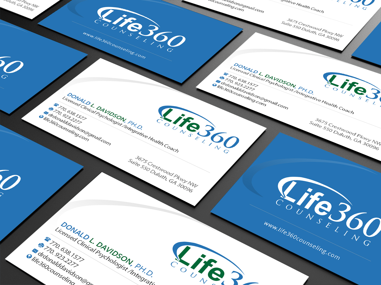 Business Card Design by Creations Box 2015 for Life360 Counseling | Design #19167032