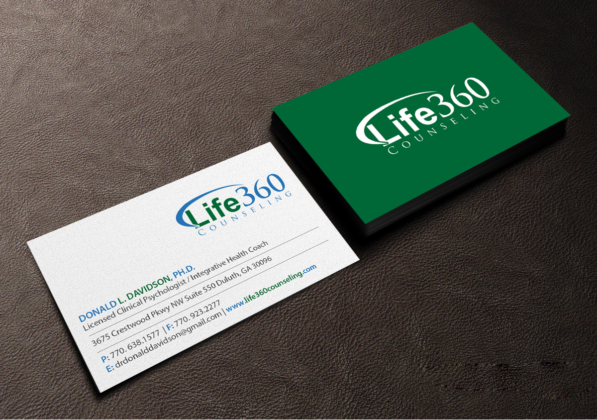 Business Card Design by Creations Box 2015 for Life360 Counseling | Design #19167051
