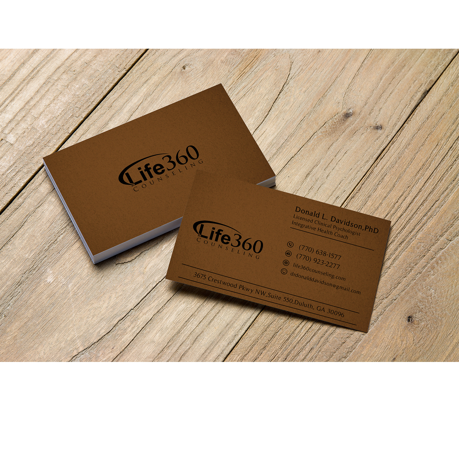 Design de Carte de Visite par g-masking pour Life360 Counseling | Design #19219820