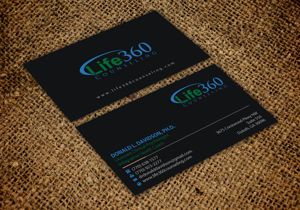Visitenkarten-Design von Brand aid für Life360 Counseling | Design #19162121