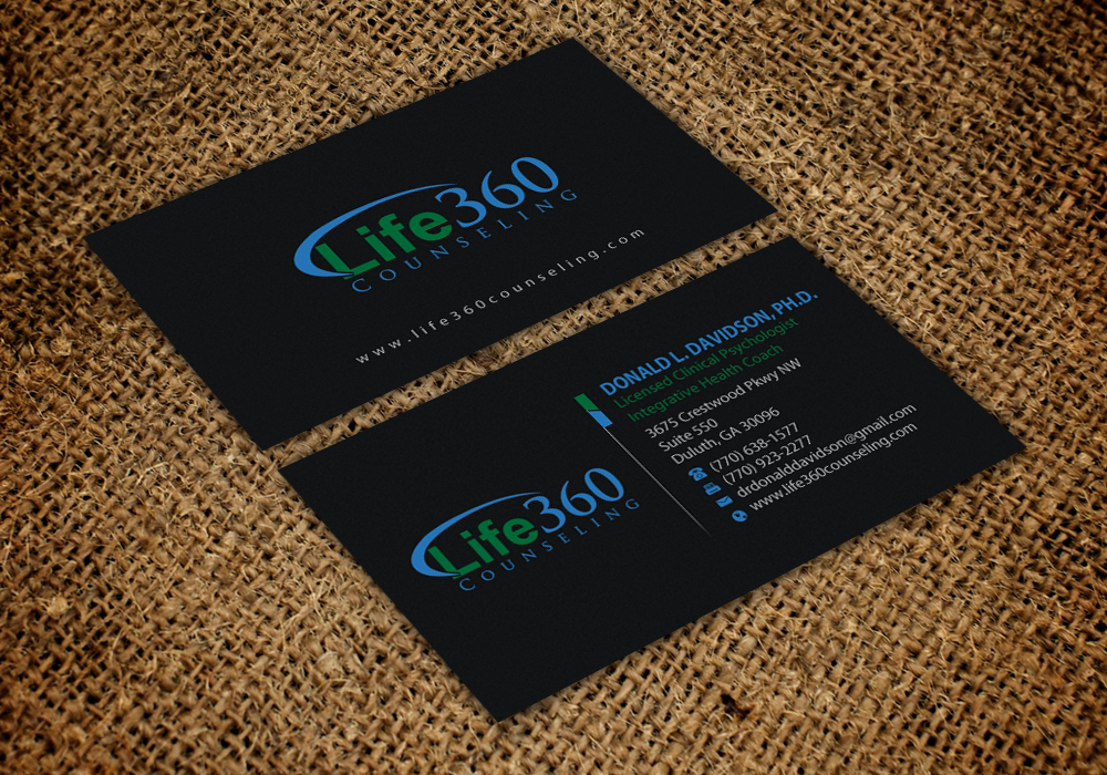 Diseño de Tarjeta de Presentación por Brand aid para Life360 Counseling | Diseño #19162122