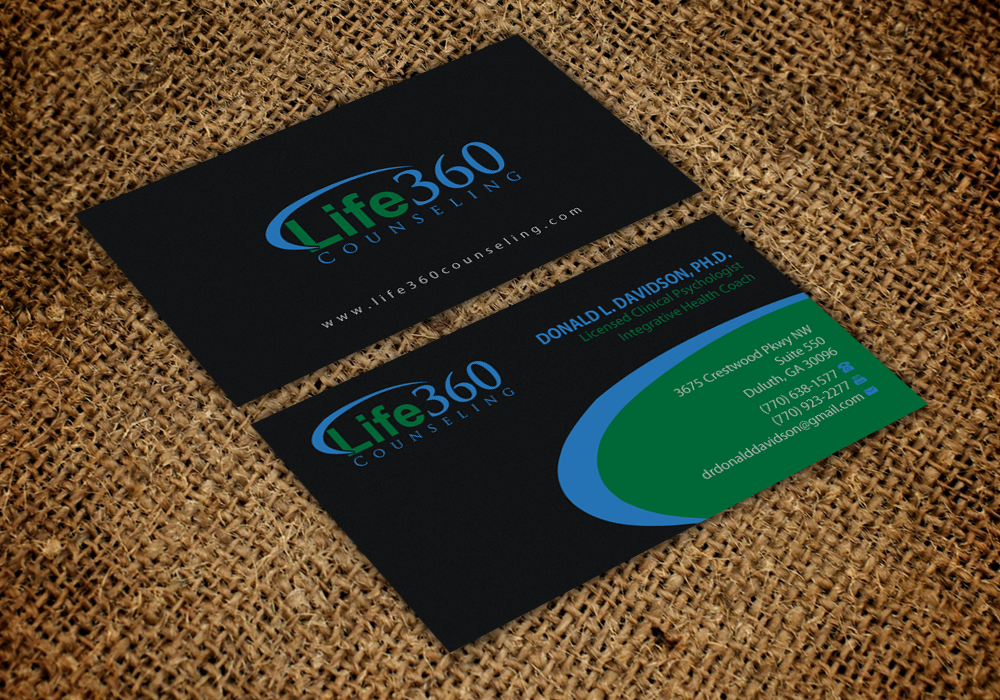Diseño de Tarjeta de Presentación por Brand aid para Life360 Counseling | Diseño #19162123