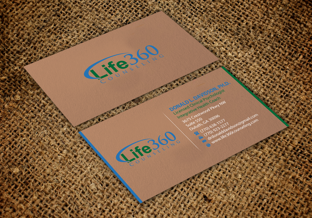 Design de Carte de Visite par Brand aid pour Life360 Counseling | Design #19162142