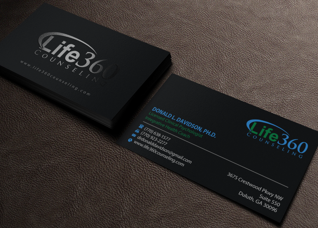 Visitenkarten-Design von Brand aid für Life360 Counseling | Design #19162149