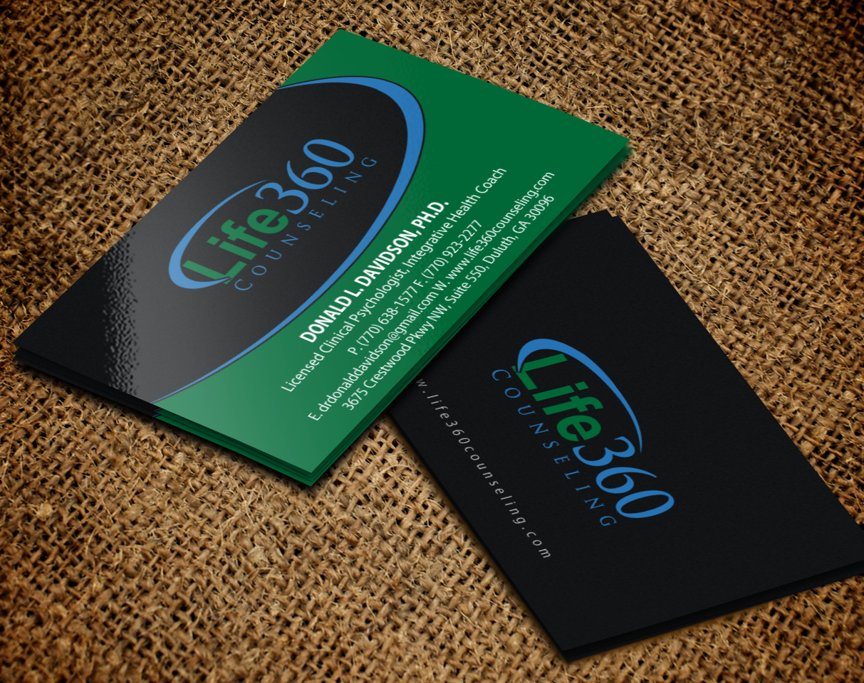 Business Card Design by Brand aid for Life360 Counseling | Design #19164664