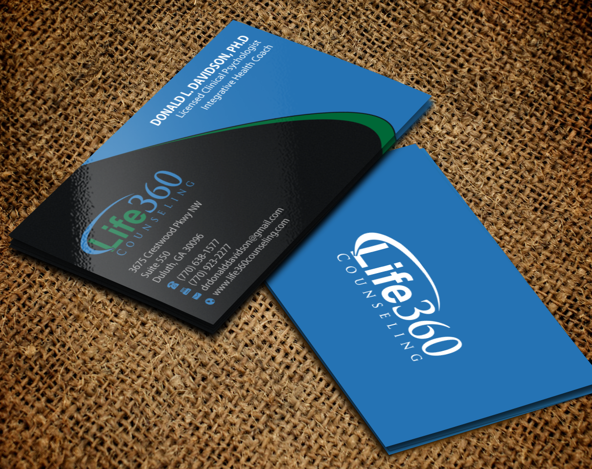 Business Card Design by Brand aid for Life360 Counseling | Design #19164672