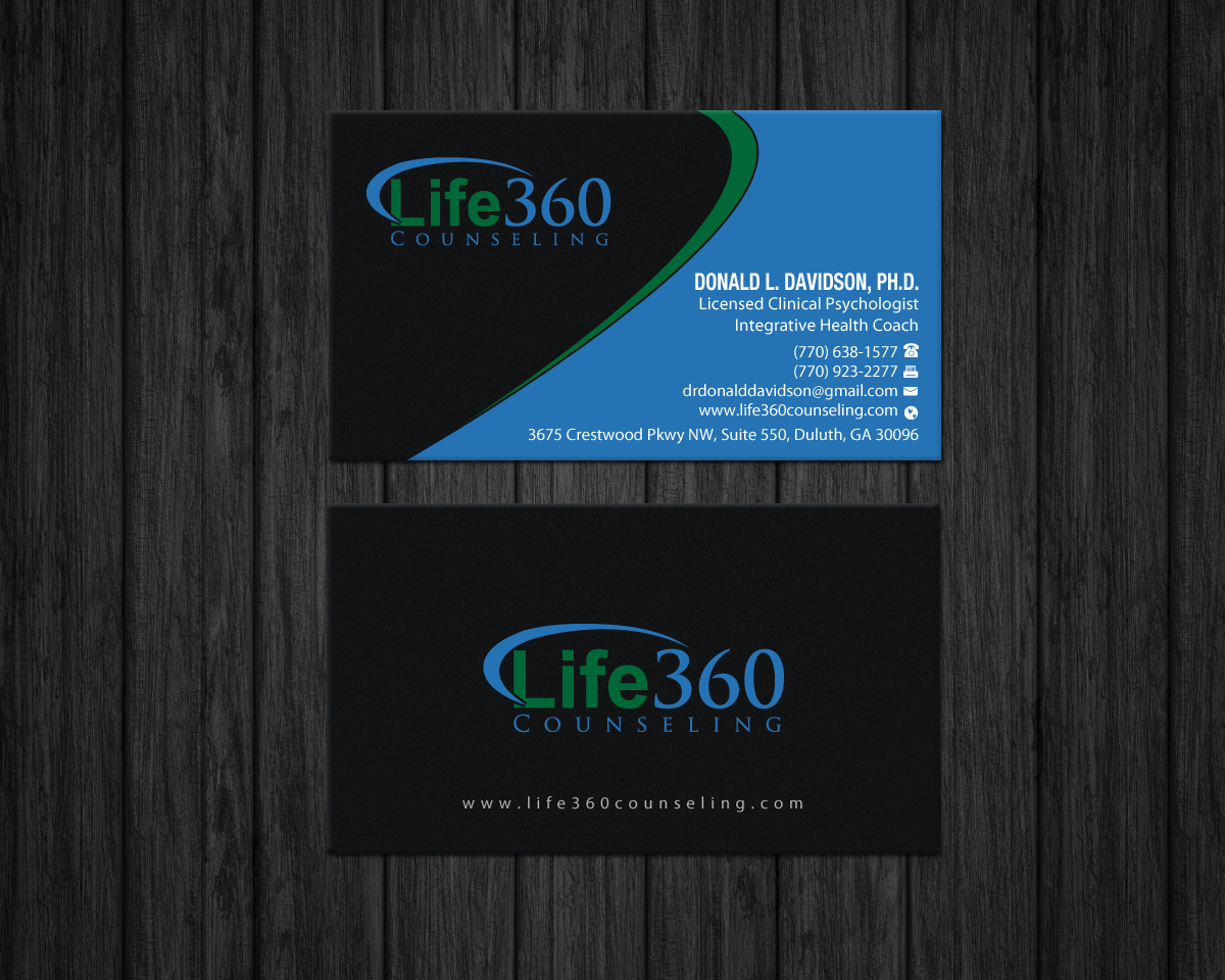 Design de Carte de Visite par Brand aid pour Life360 Counseling | Design #19164675