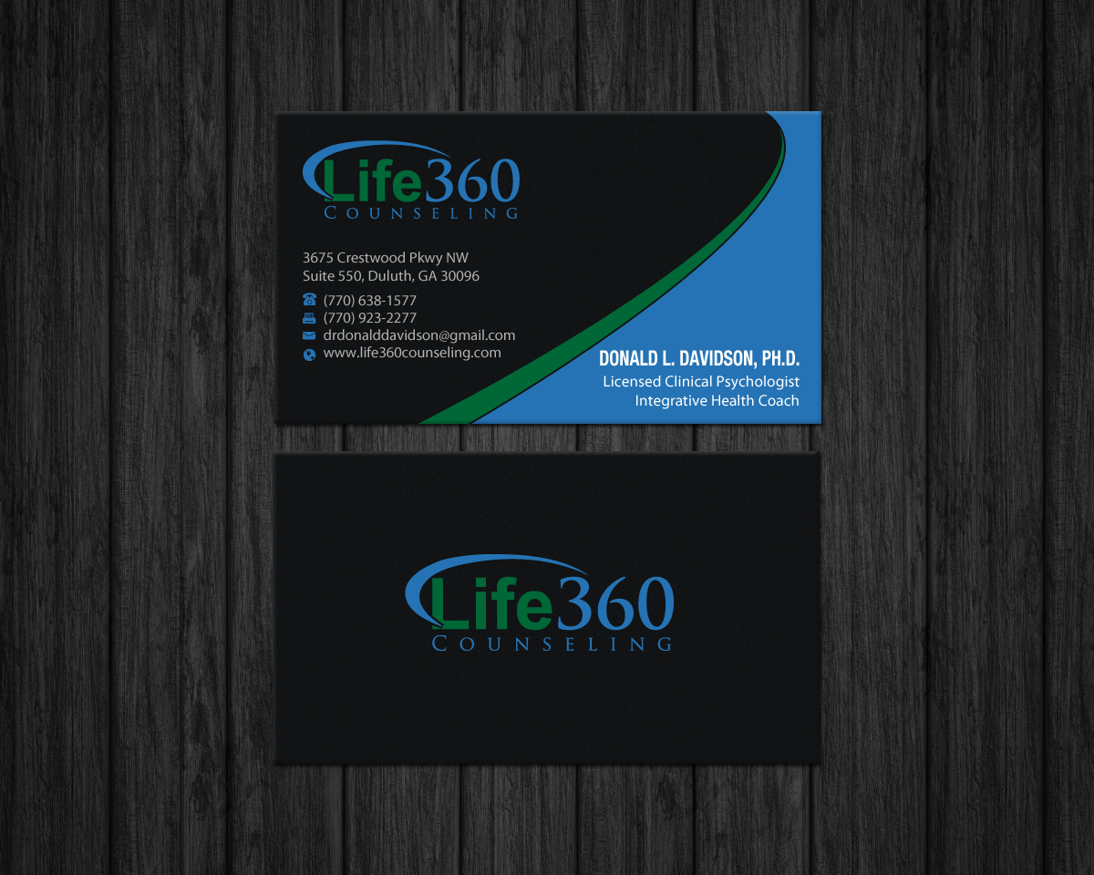Diseño de Tarjeta de Presentación por Brand aid para Life360 Counseling | Diseño #19215695