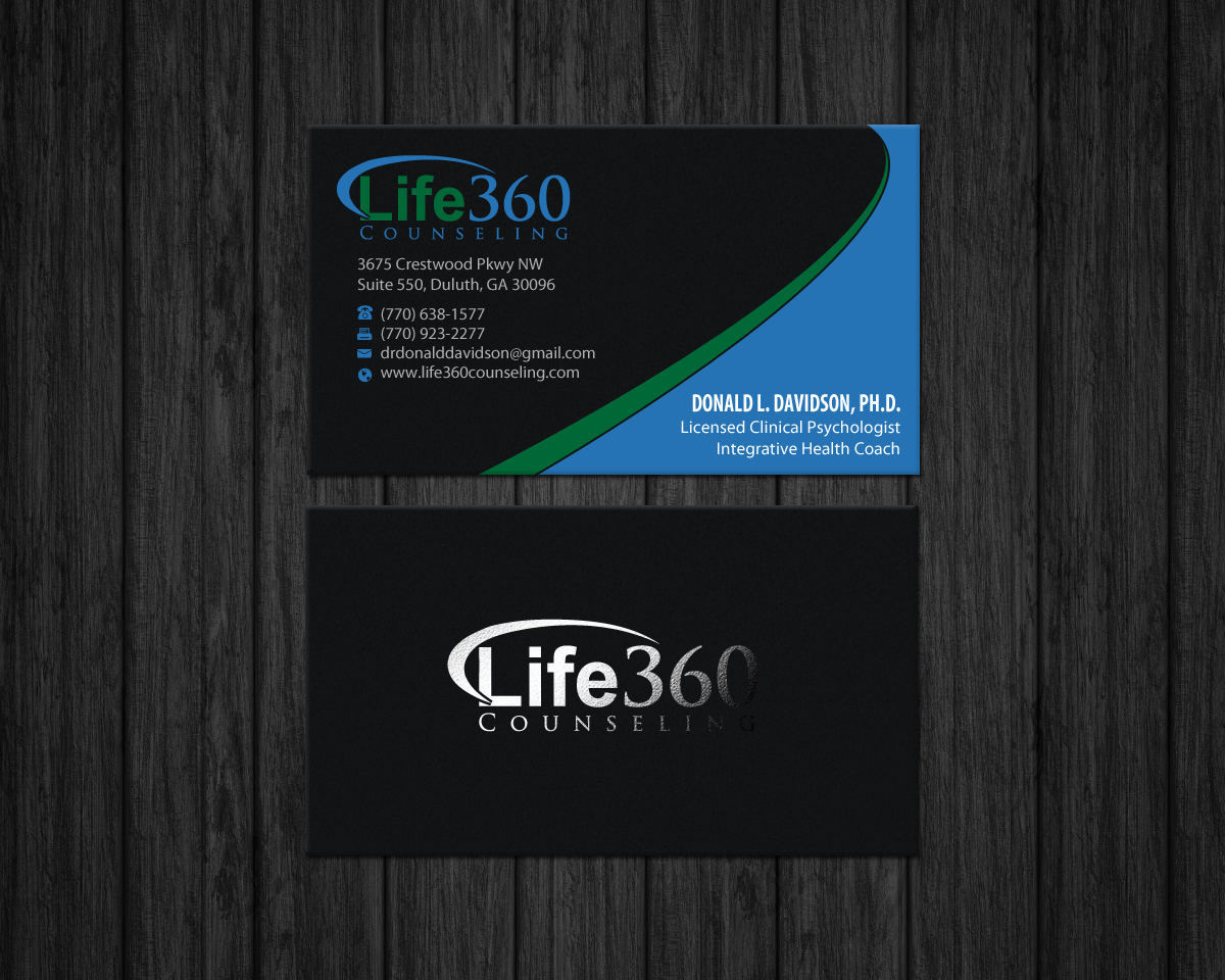 Business Card Design by Brand aid for Life360 Counseling | Design #19215782