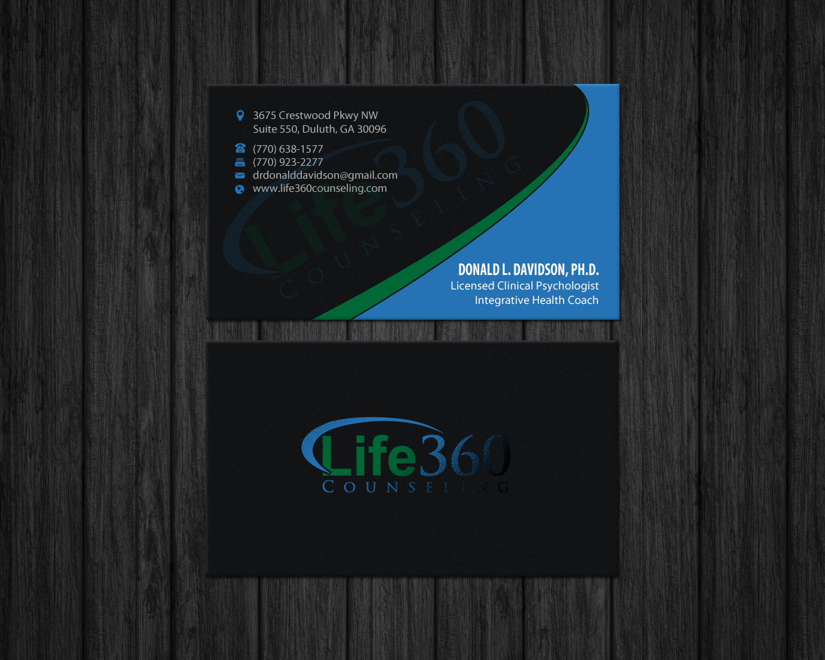 Business Card Design by Brand aid for Life360 Counseling | Design #19215783