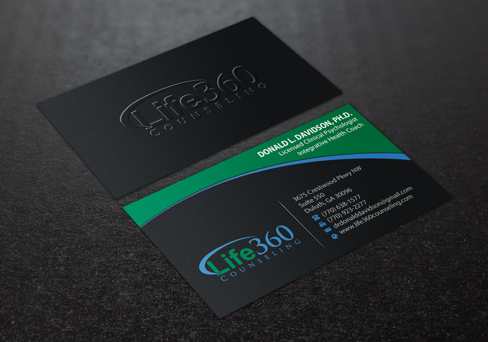 Visitenkarten-Design von Brand aid für Life360 Counseling | Design #19224837