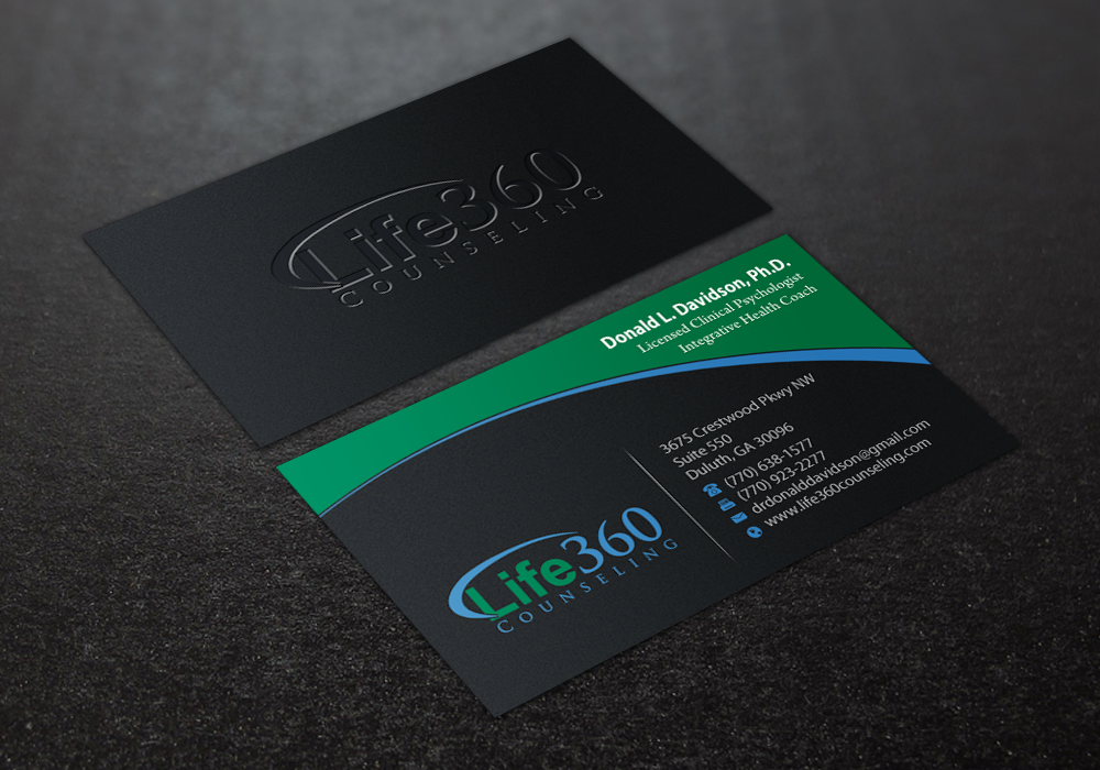 Business Card Design by Brand aid for Life360 Counseling | Design #19224838