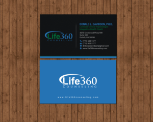 Business Card Design by chandrayaan.creative for Life360 Counseling | Design: #19161249