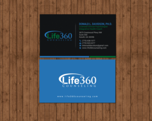 Business Card Design by chandrayaan.creative for Life360 Counseling | Design: #19161254