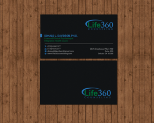 Business Card Design by chandrayaan.creative for Life360 Counseling | Design: #19161255