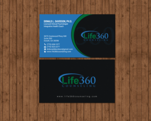 Business Card Design by chandrayaan.creative for Life360 Counseling | Design: #19161972
