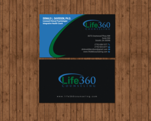 Business Card Design by chandrayaan.creative for Life360 Counseling | Design: #19161984