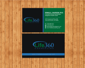 Business Card Design by chandrayaan.creative for Life360 Counseling | Design: #19161988