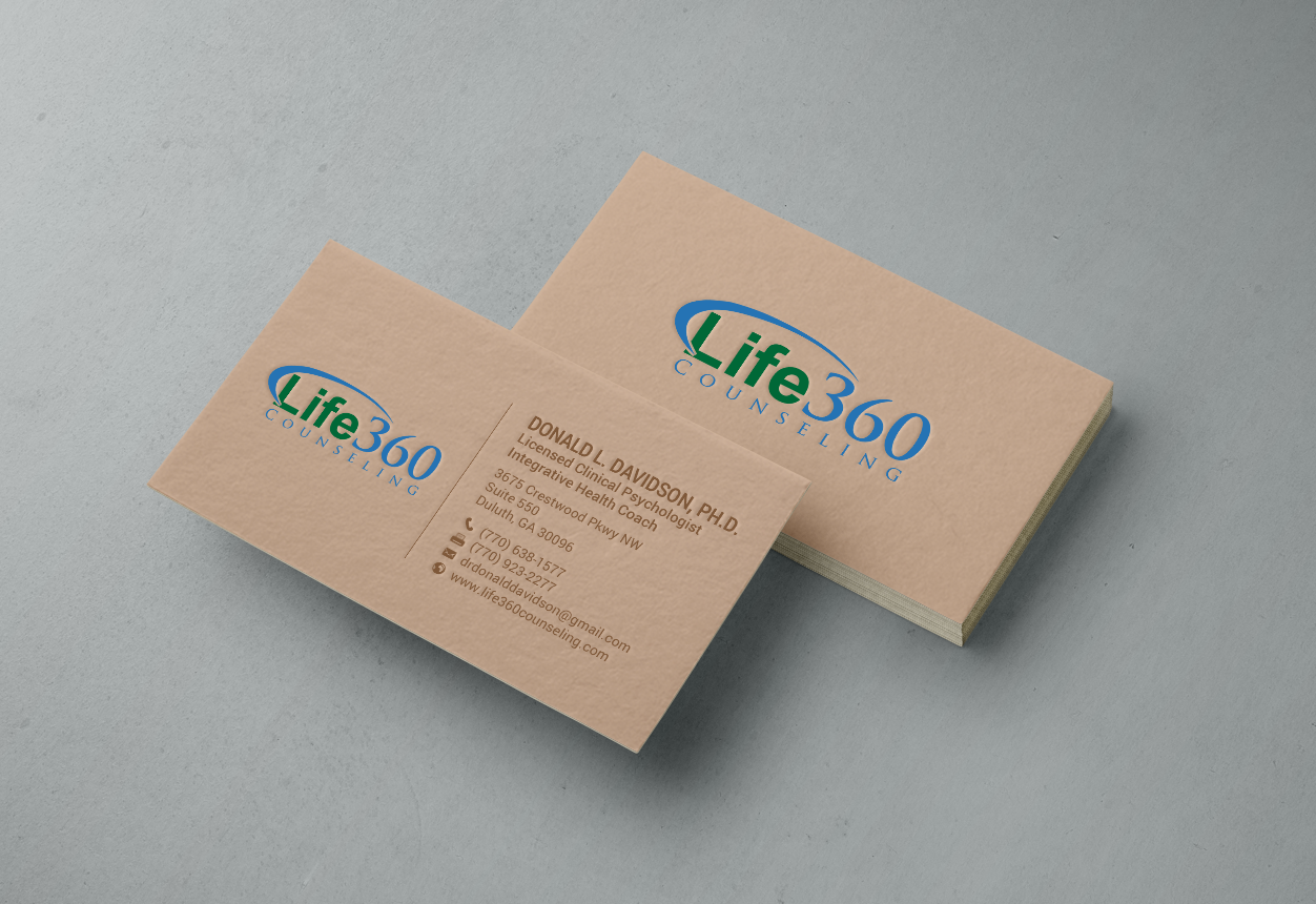 Business Card Design by chandrayaan.creative for Life360 Counseling | Design #19165175