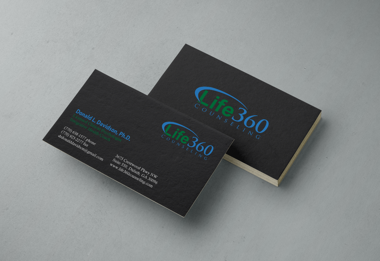 Business Card Design by chandrayaan.creative for Life360 Counseling | Design #19165913