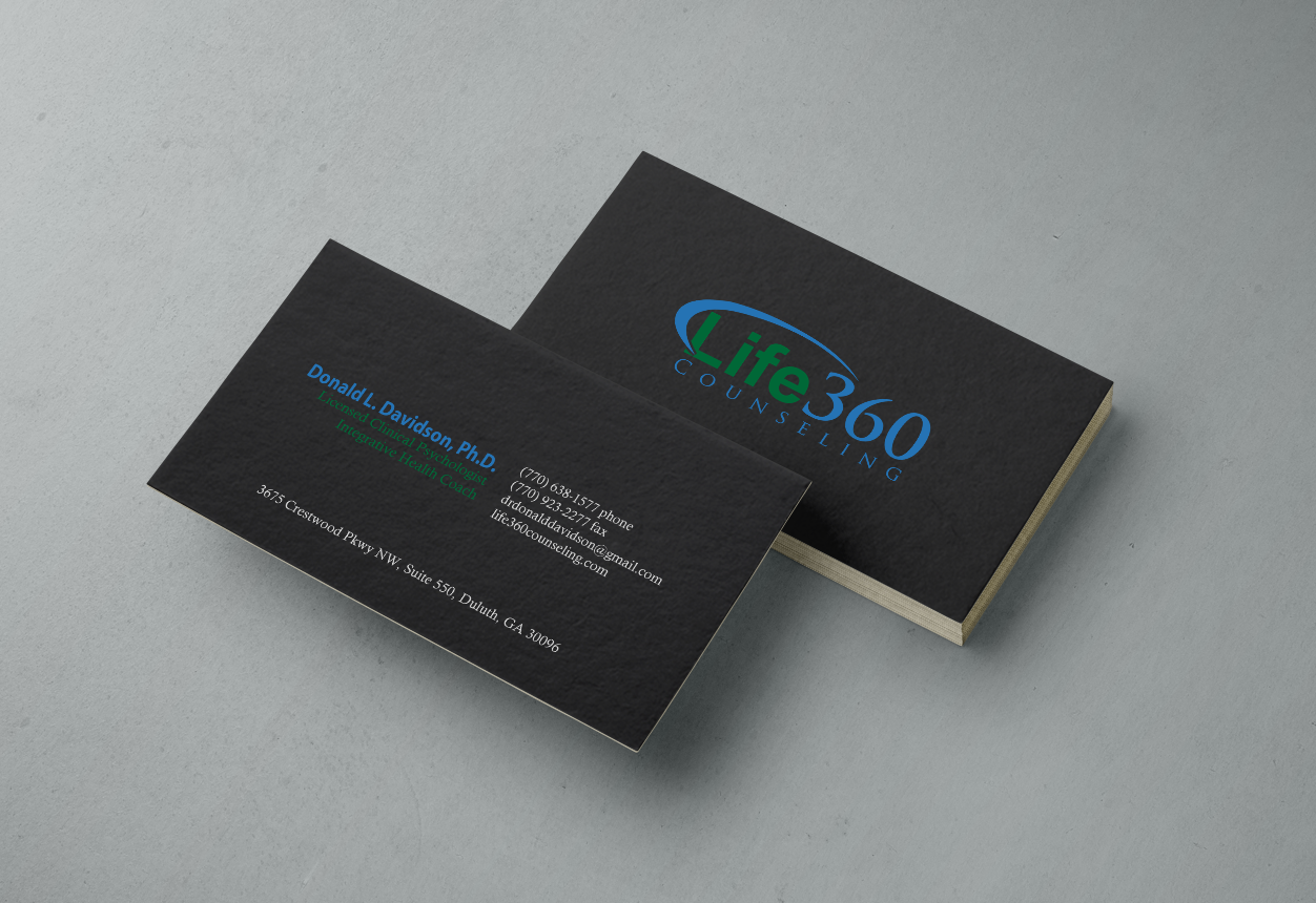 Business Card Design by chandrayaan.creative for Life360 Counseling | Design #19166177
