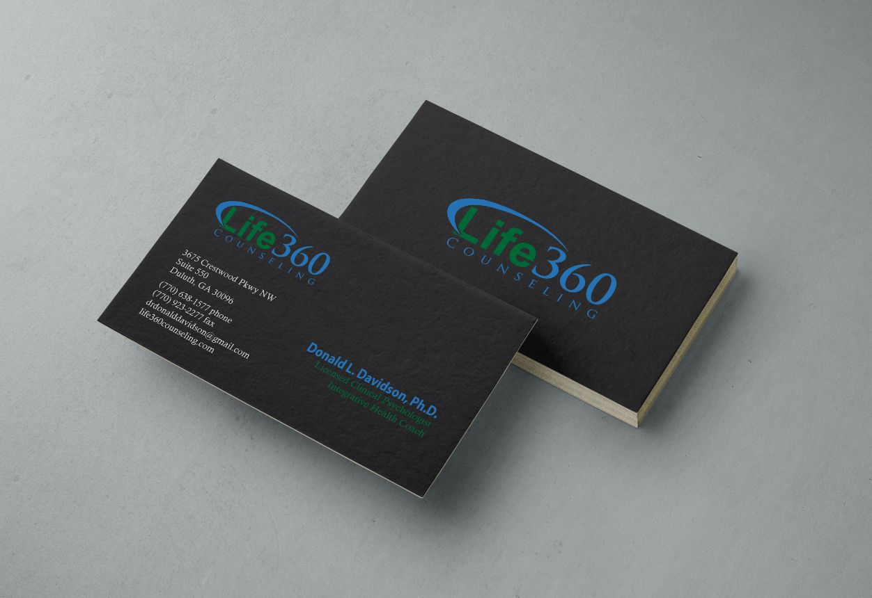 Business Card Design by chandrayaan.creative for Life360 Counseling | Design #19166178