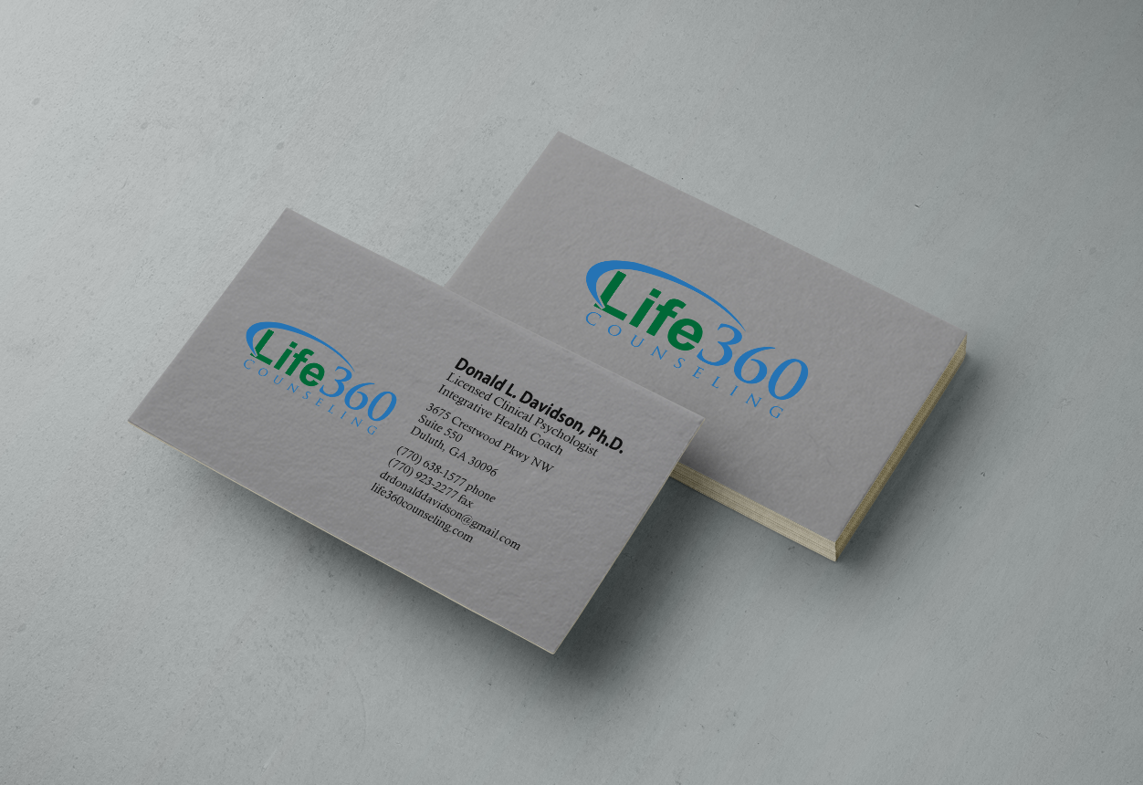 Business Card Design by chandrayaan.creative for Life360 Counseling | Design #19166179