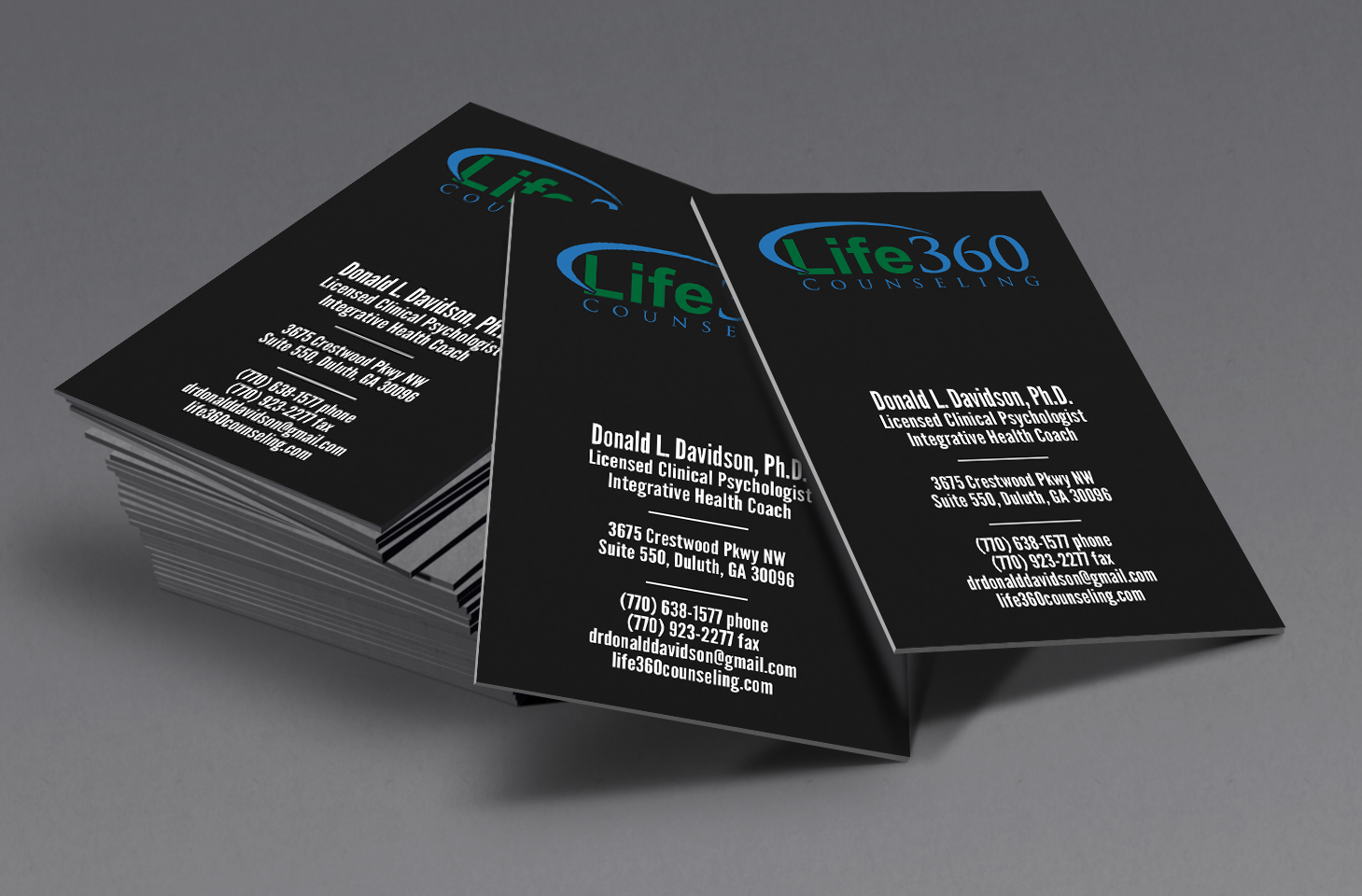 Business Card Design by chandrayaan.creative for Life360 Counseling | Design #19166180