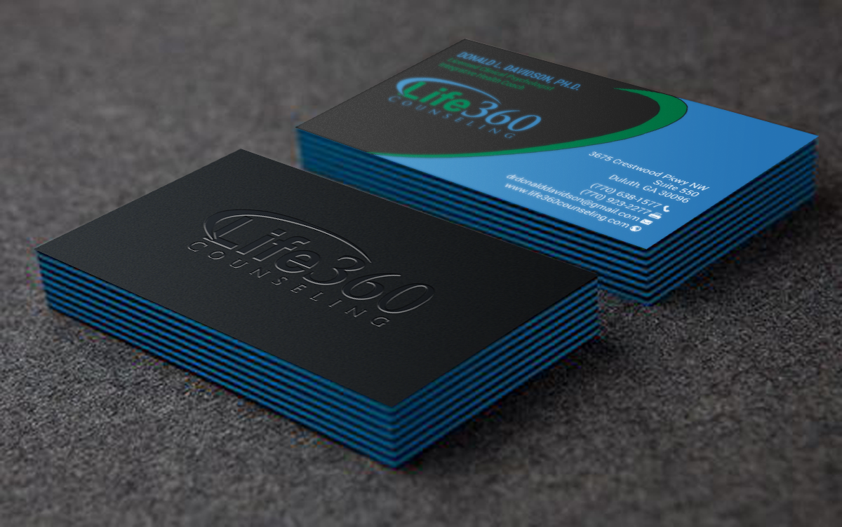 Business Card Design by chandrayaan.creative for Life360 Counseling | Design #19224260