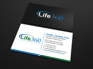 Business Card Design by Tripti Ranjan Gain for Life360 Counseling | Design: #19171770