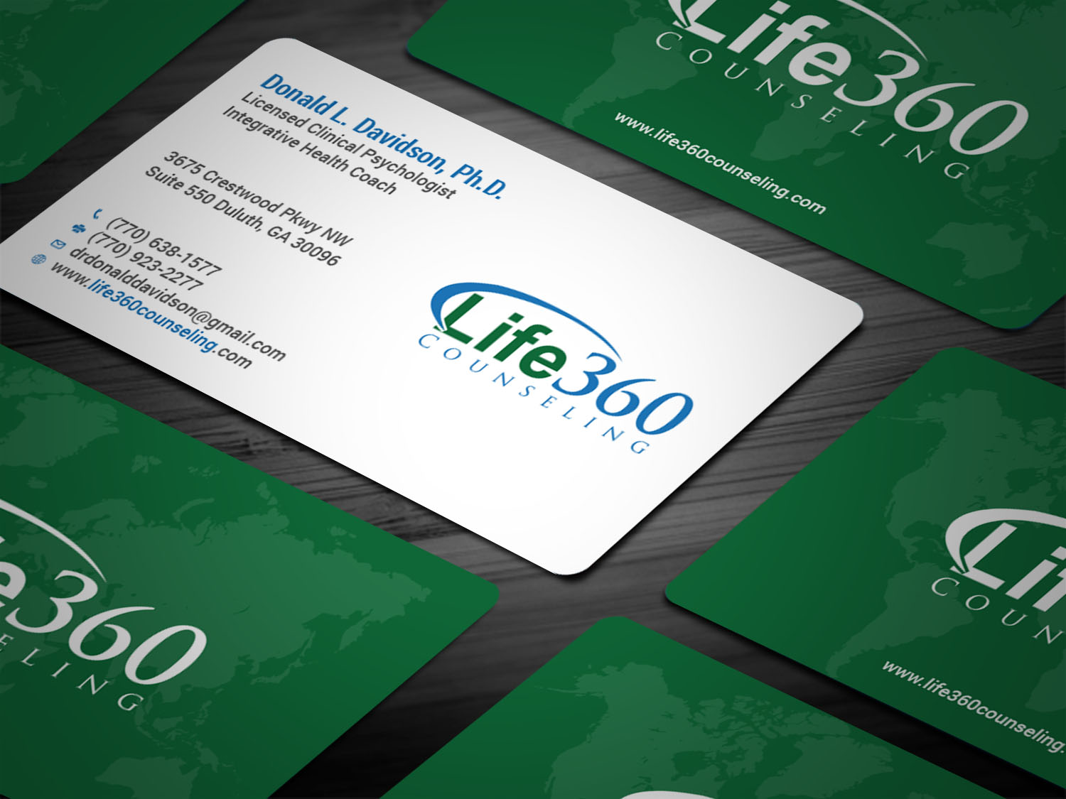 Business Card Design by Tripti Ranjan Gain for Life360 Counseling | Design #19171782