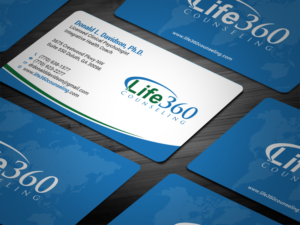 Business Card Design by Tripti Ranjan Gain for Life360 Counseling | Design: #19171785