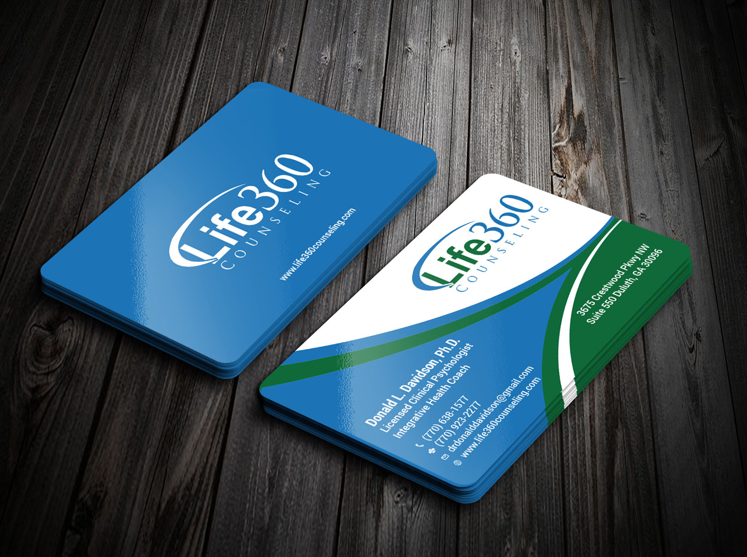 Business Card Design by Tripti Ranjan Gain for Life360 Counseling | Design #19171787