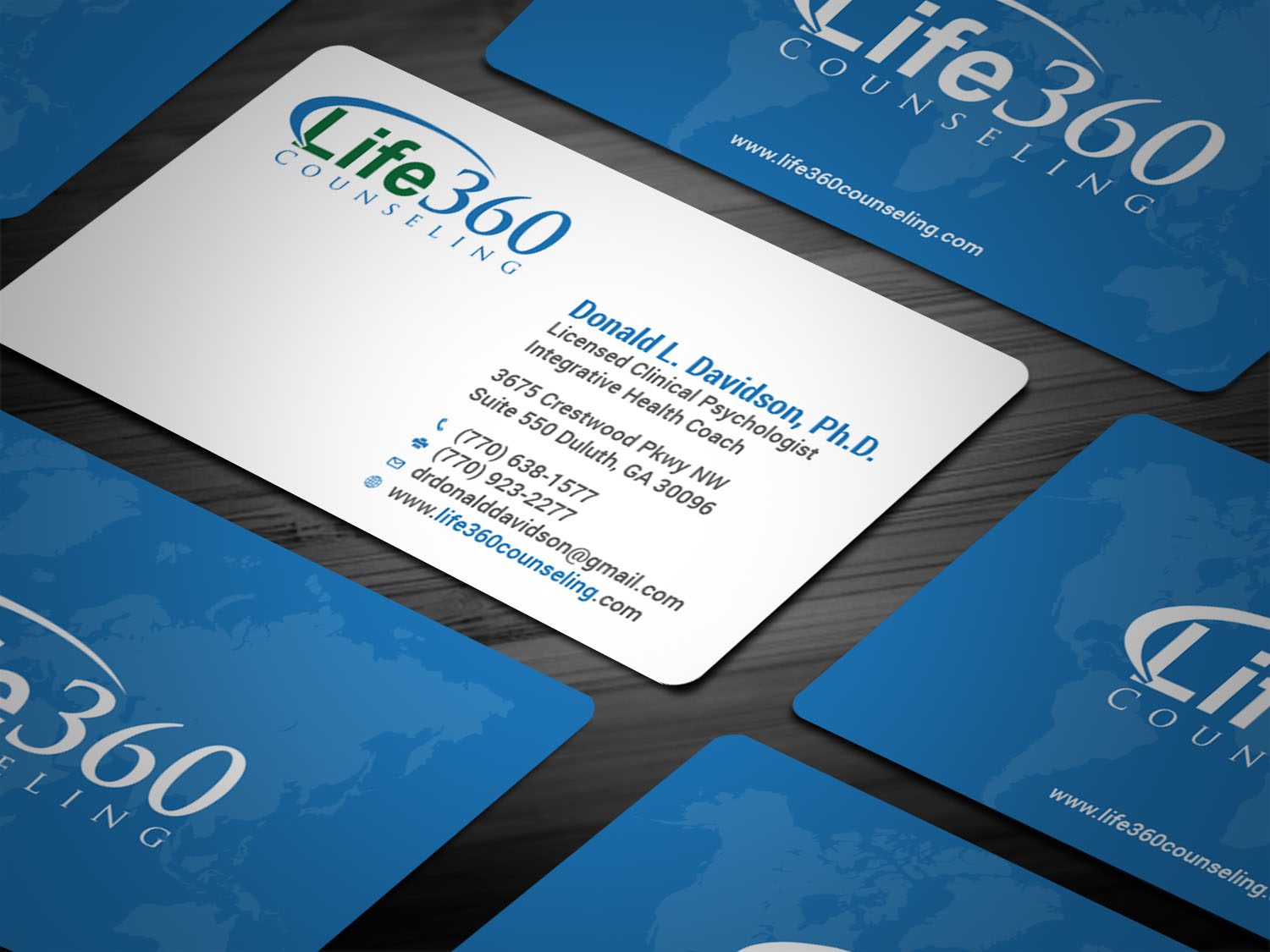 Business Card Design by Tripti Ranjan Gain for Life360 Counseling | Design #19171789