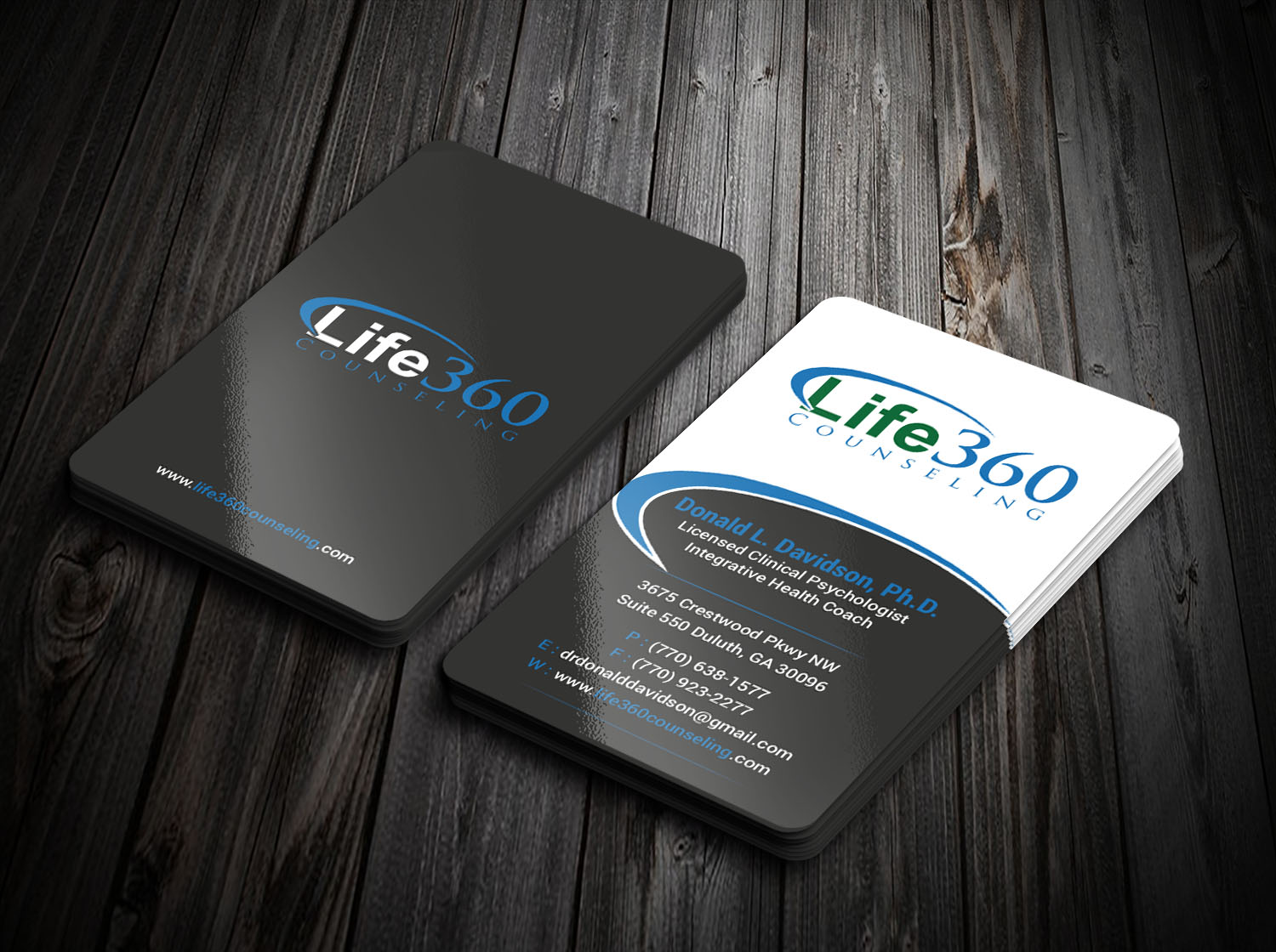 Business Card Design by Tripti Ranjan Gain for Life360 Counseling | Design #19171805