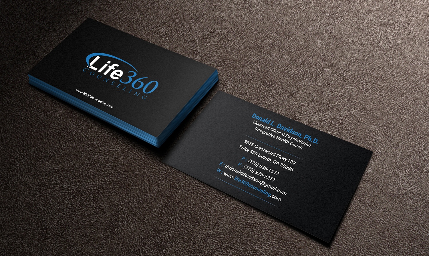 Business Card Design by Tripti Ranjan Gain for Life360 Counseling | Design #19175467