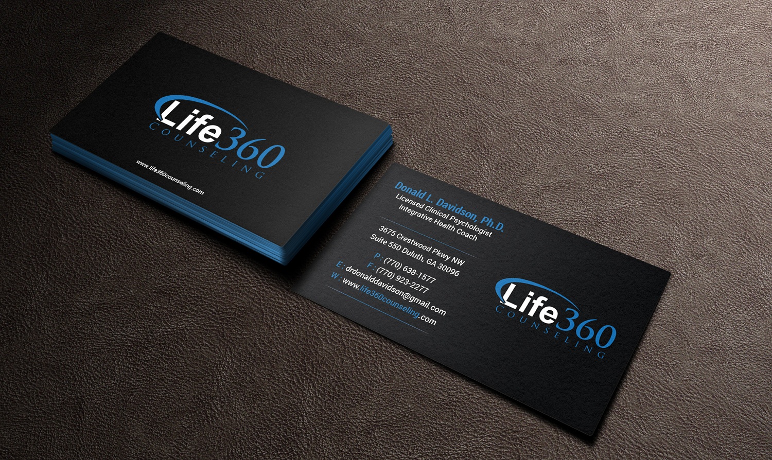 Business Card Design by Tripti Ranjan Gain for Life360 Counseling | Design #19175468