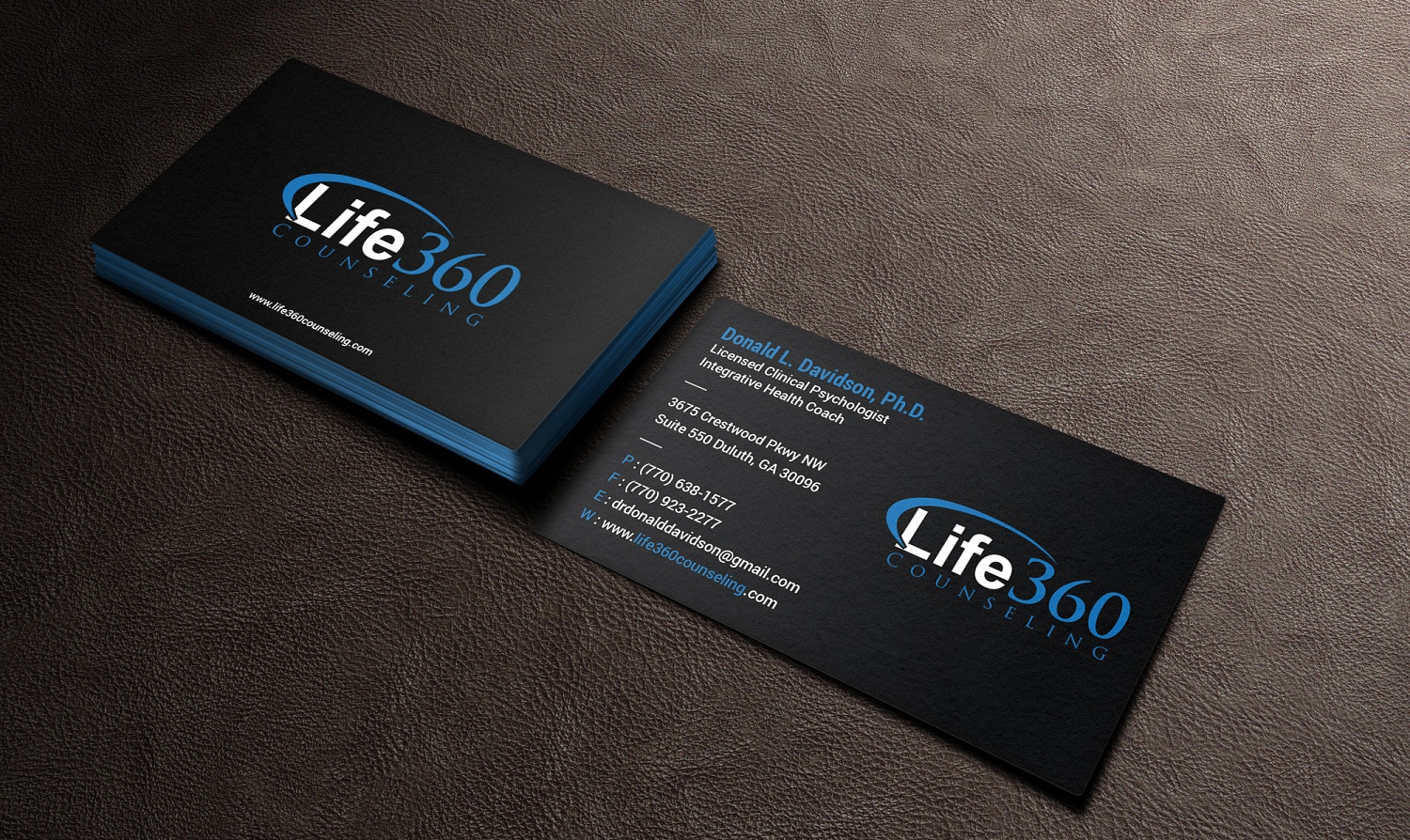 Business Card Design by Tripti Ranjan Gain for Life360 Counseling | Design #19175470