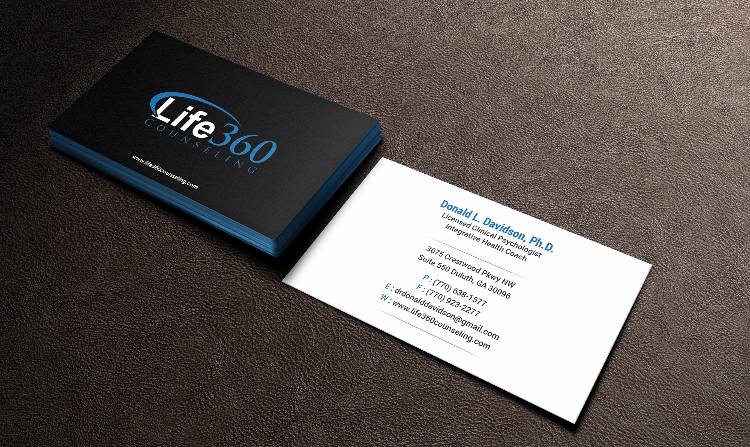 Business Card Design by Tripti Ranjan Gain for Life360 Counseling | Design #19175471