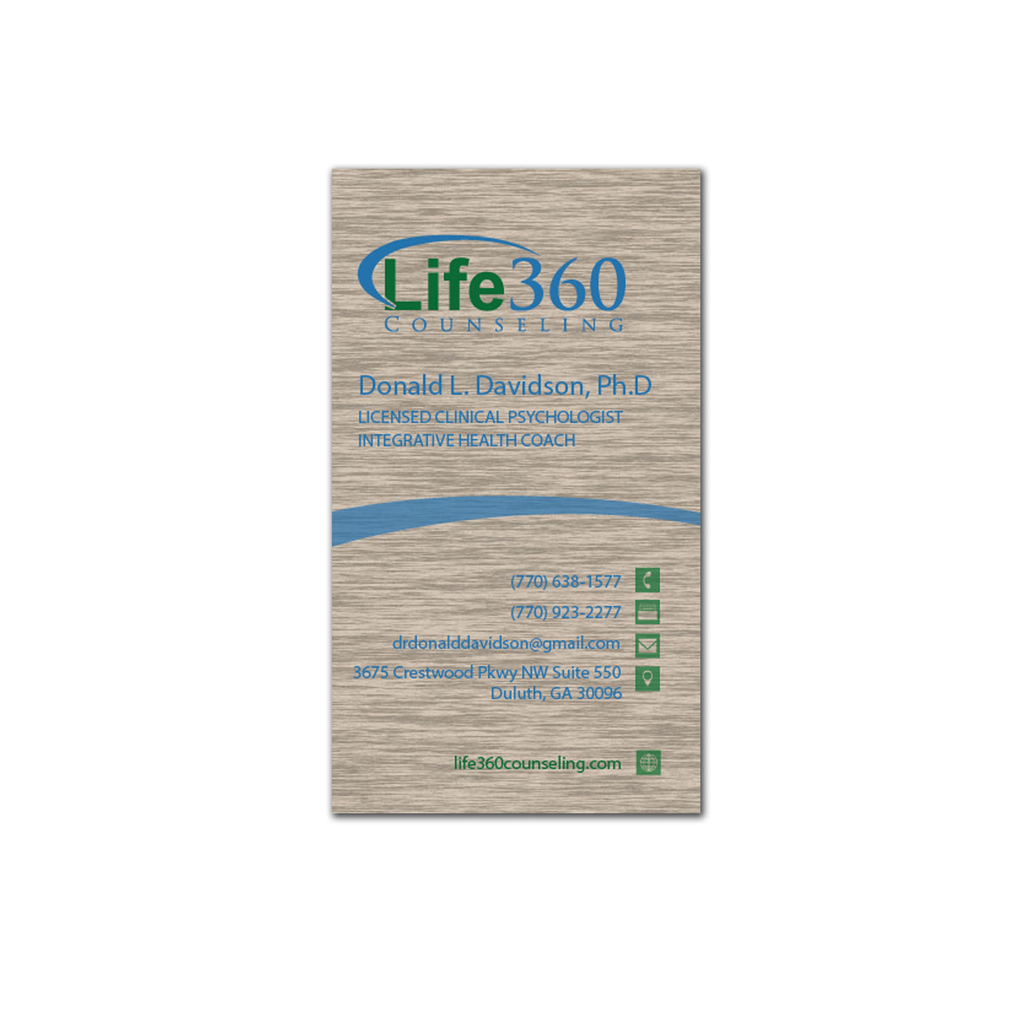 Business Card Design by duanda for Life360 Counseling | Design #19242902