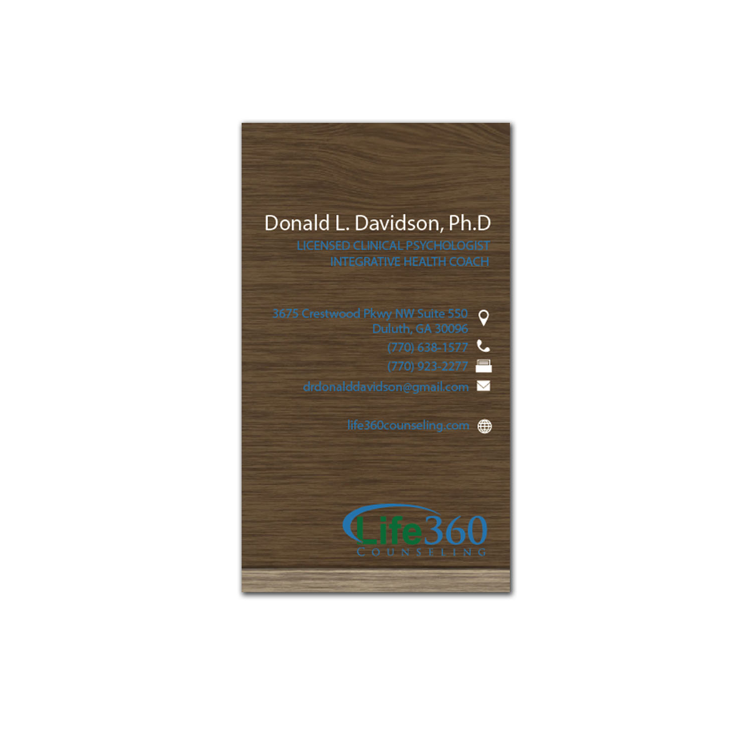 Business Card Design by duanda for Life360 Counseling | Design #19242903