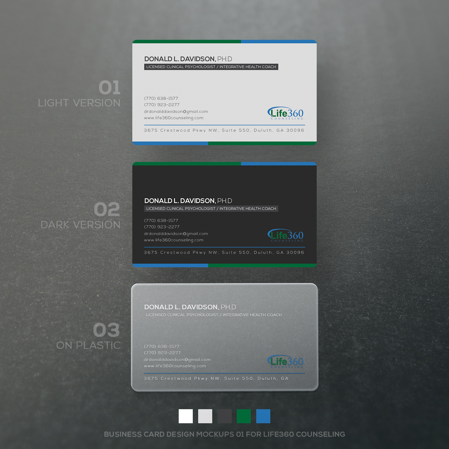 Design de Carte de Visite par Cheeky Pinto pour Life360 Counseling | Design #19145393