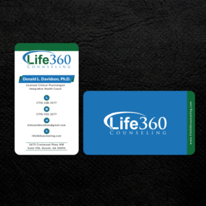 Business Card Design by Bold Pixels for Life360 Counseling | Design: #19214776