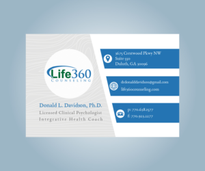 Visitenkarten-Design von katemedsj für Life360 Counseling | Design: #19177607