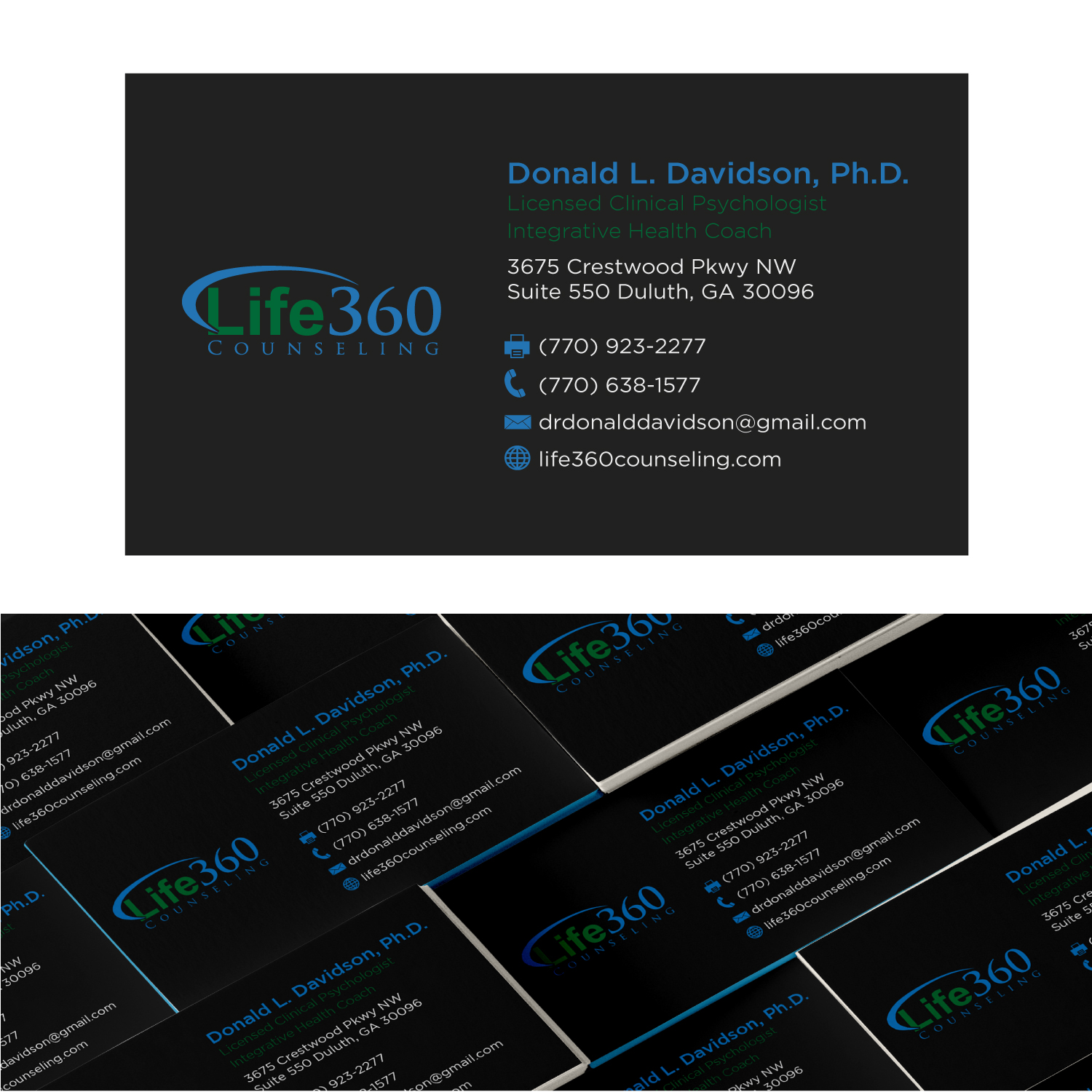 Design de Carte de Visite par Graphically pour Life360 Counseling | Design #19271995