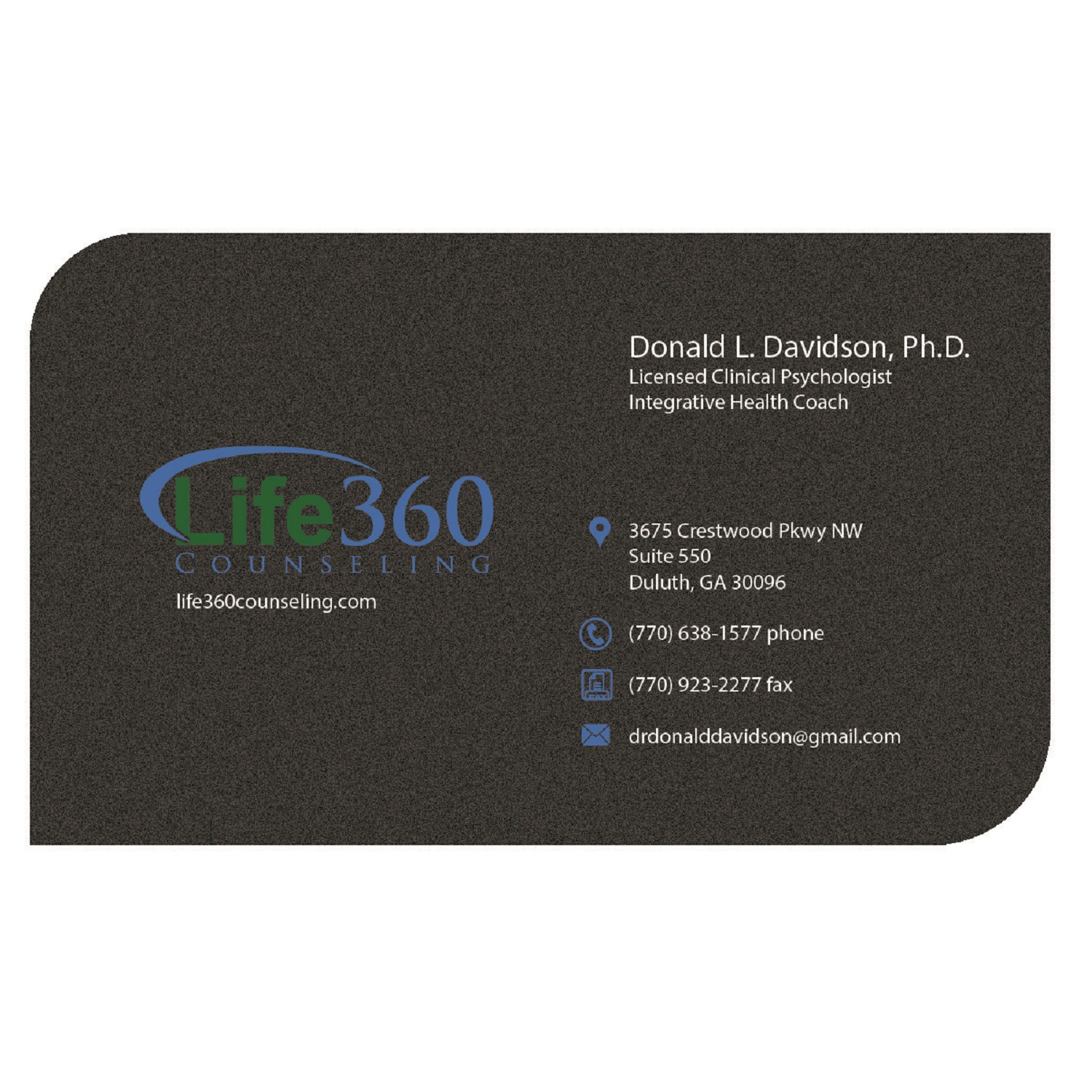 Diseño de Tarjeta de Presentación por Protima Khan para Life360 Counseling | Diseño #19245736